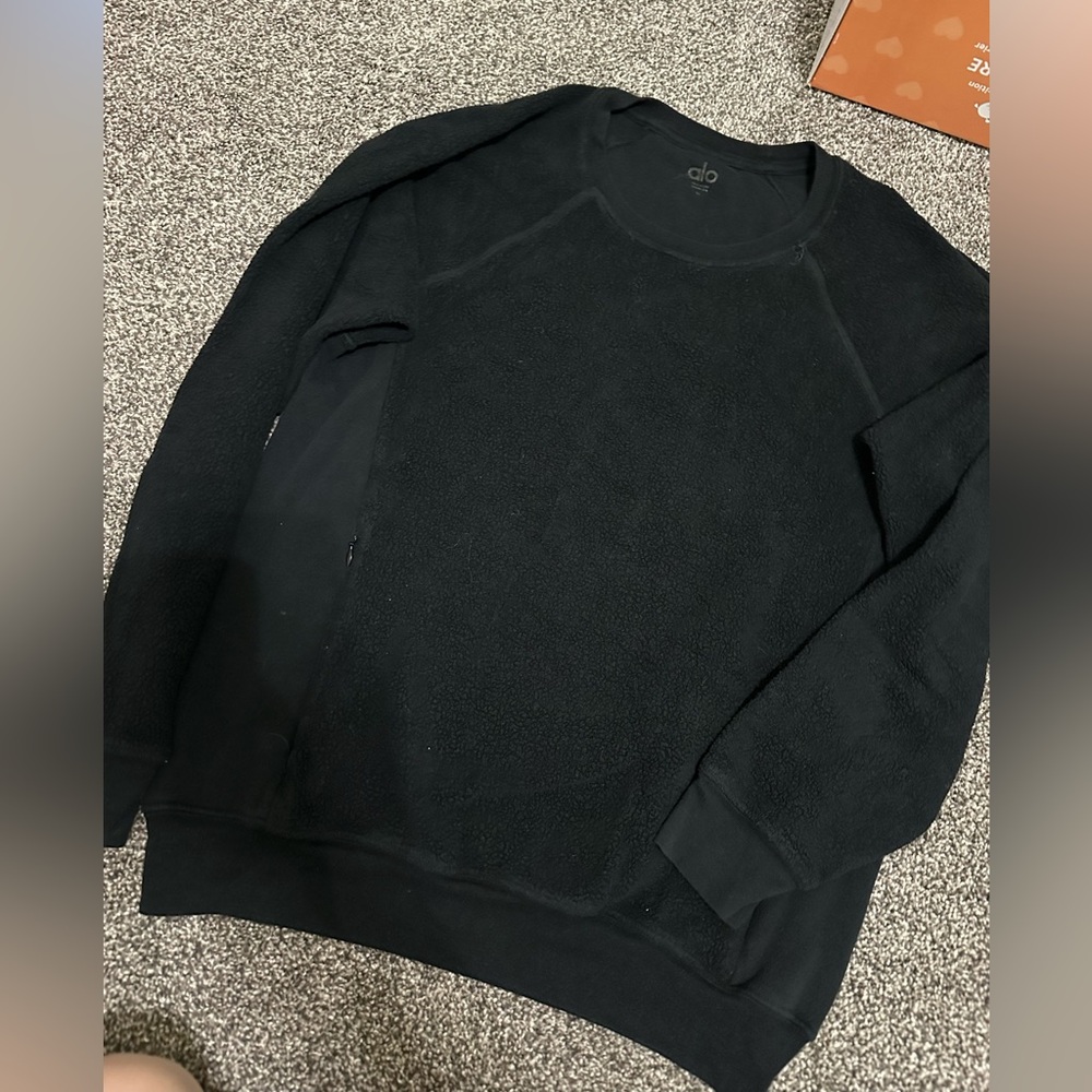 Black ALO soft pullover